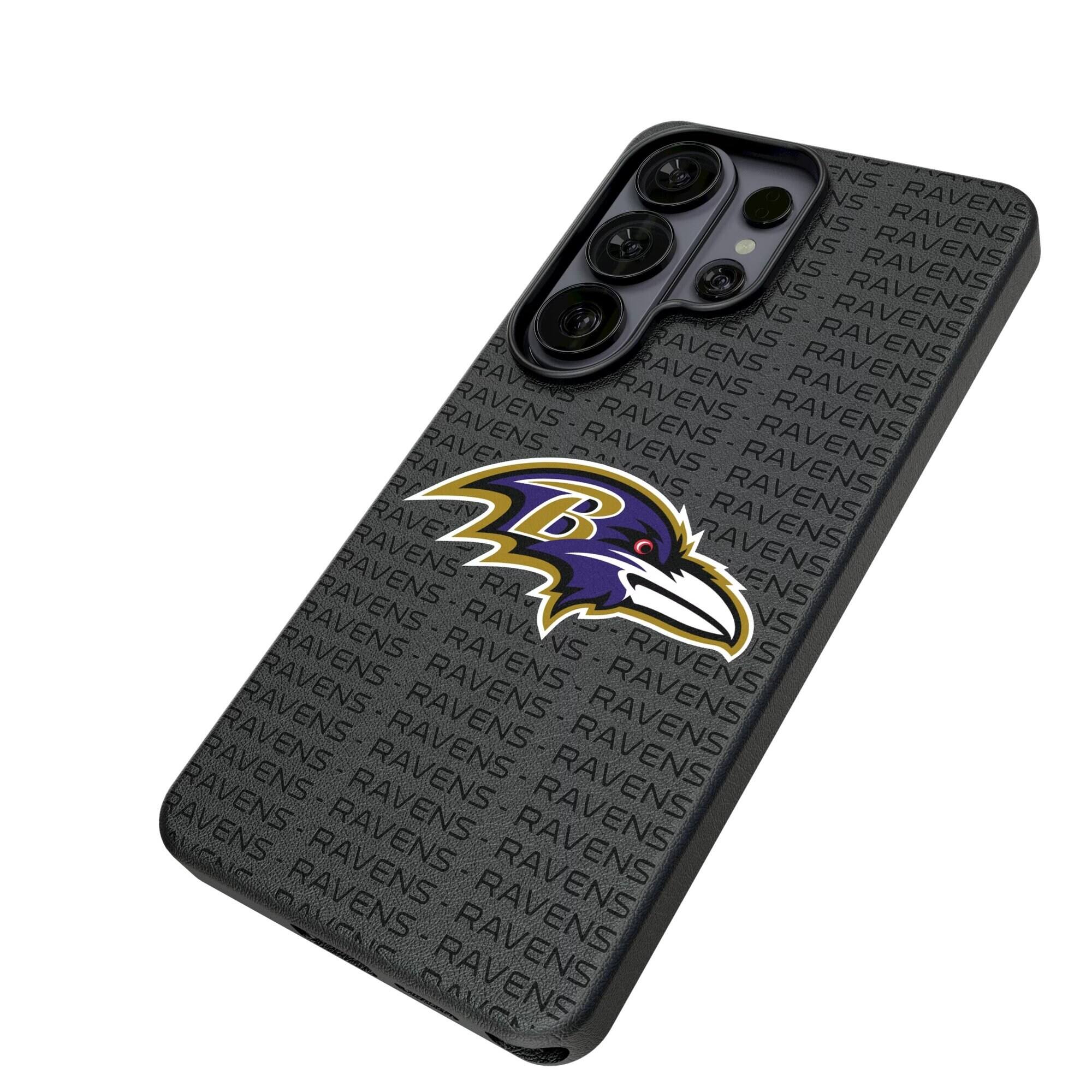Keyscaper NFL Baltimore Ravens Text Backdrop Galaxy Magnetic Bump Case ...