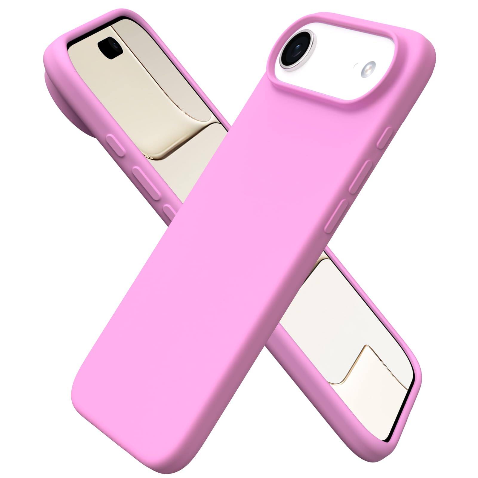 Front. Ornarto - ORNARTO Designed for iPhone Air Case 6.5", Liquid Silicone Soft Gel Rubber Shockproof Protective Case-Cherry Blossom - Cherry Blossom.