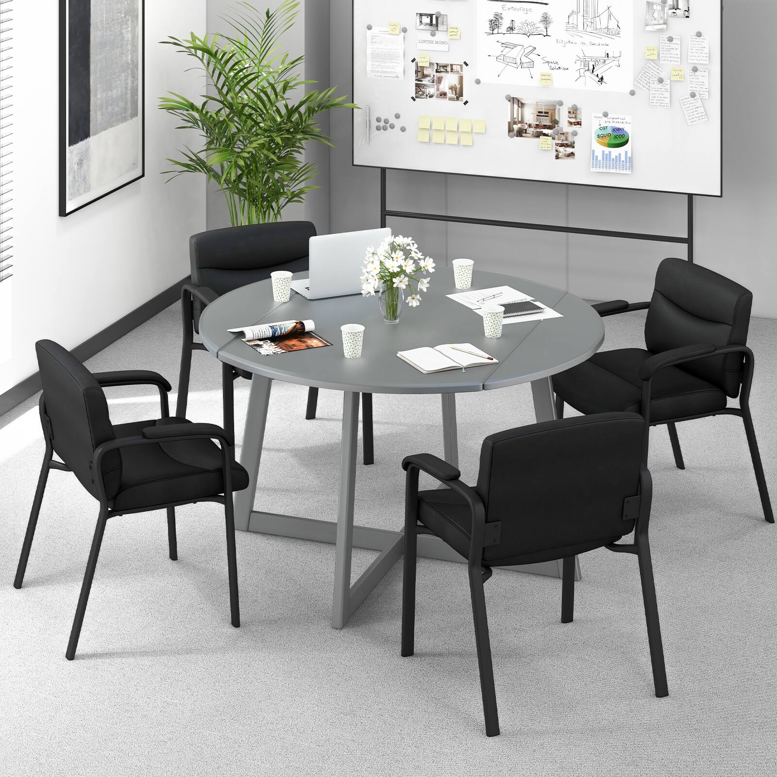 The text on the image reads "Cotungo - 3 - M - 20 IN NQVE S A." However, it is not clear what this text represents or how it relates to the image of the conference room with a round table and chairs.