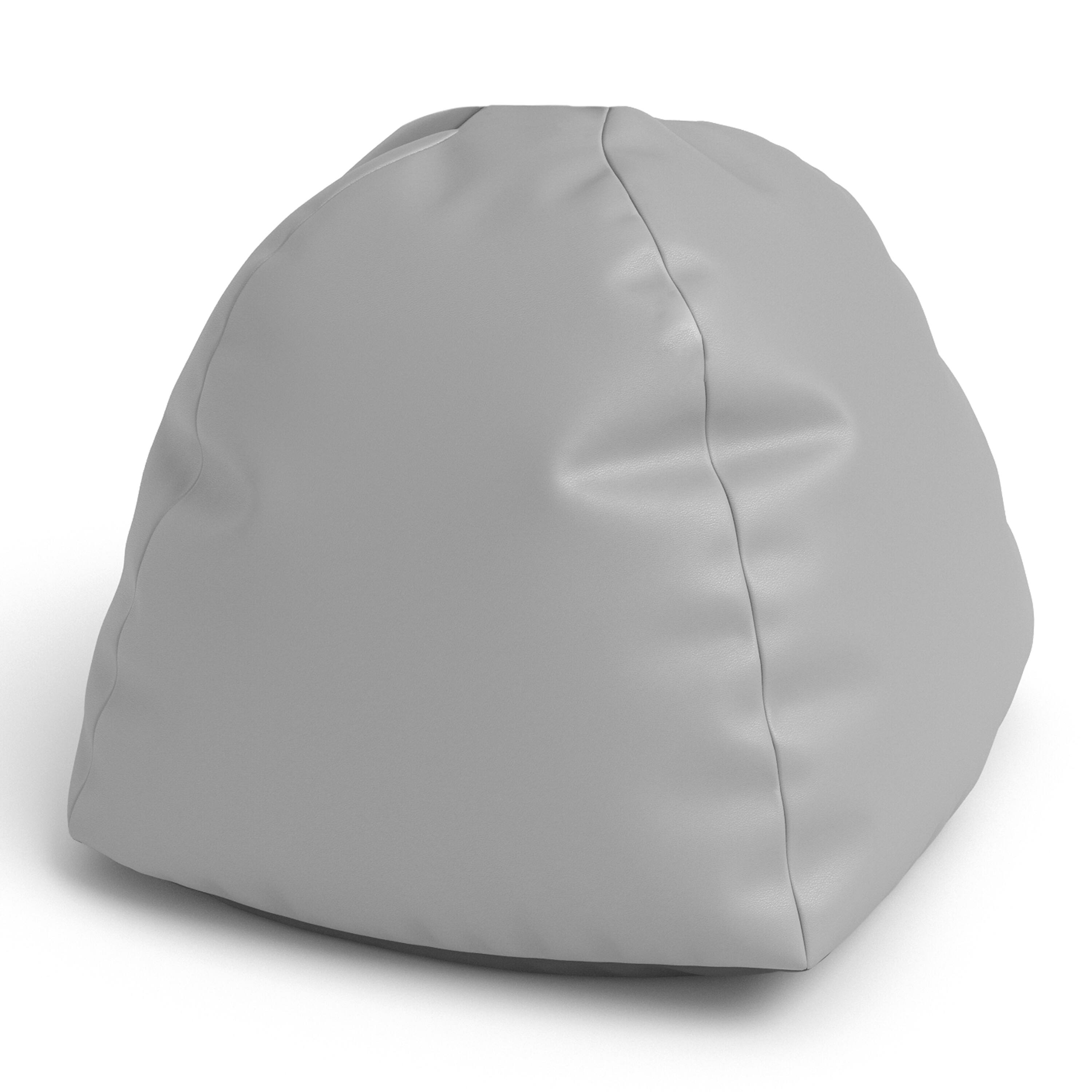 Front. Jaxx - Jaxx Gumdrop Jr. Kids Bean Bag for Early Childhood & Educational Environments, Premium Vinyl - Yellow - Yellow.