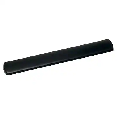 Front. 3M - Gel Wrist Rest for Keyboards, Non-Skid Base, Black - Black.