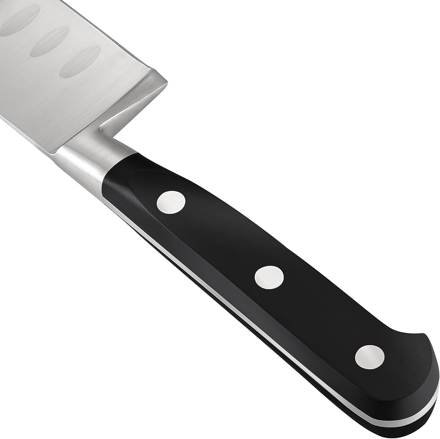 Alt View 6. Cooks Standard - Classic 8 in. Chef's Knife and 7 in. Santoku Knife High Carbon Stainless Steel Full Tang with Plastic Handle, 2-Piece.