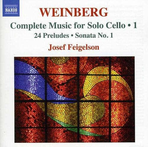NAXOS  
WEINBERG  
Complete Music for Solo Cello • 1  
24 Preludes • Sonata No. 1  
Josef Feigelson