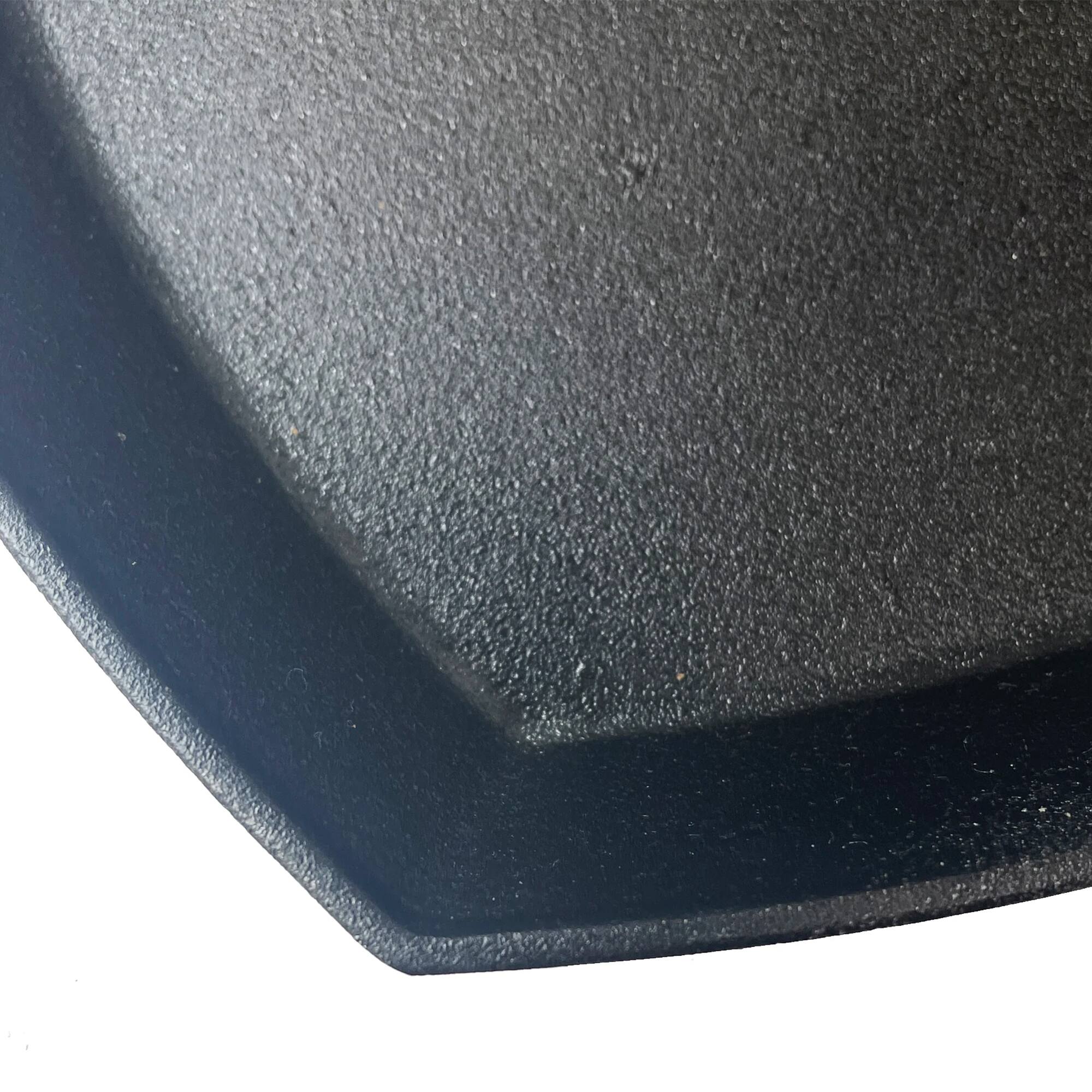 Alt View 3. Bayou Classic - Bayou Classic 12 Inch Square Cast Iron Cooking Skillet Pan with Helper Handle - Black.