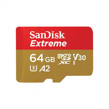 SanDisk Extreme 64 GB microSDXC I V30 A2