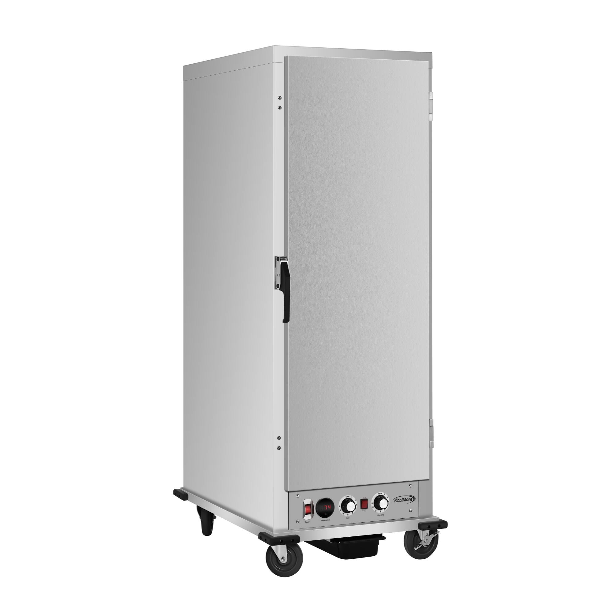 Alt View 6. Koolmore - 33 in. Commercial Insulated Heated Holding/Proofing Cabinet with 35-Pan Capacity and Solid Door in Silver KM-CHP36-SISS - Silver.