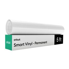 Cricut - Smart Vinyl - Permanent, 13 in x 5 ft (1) - White