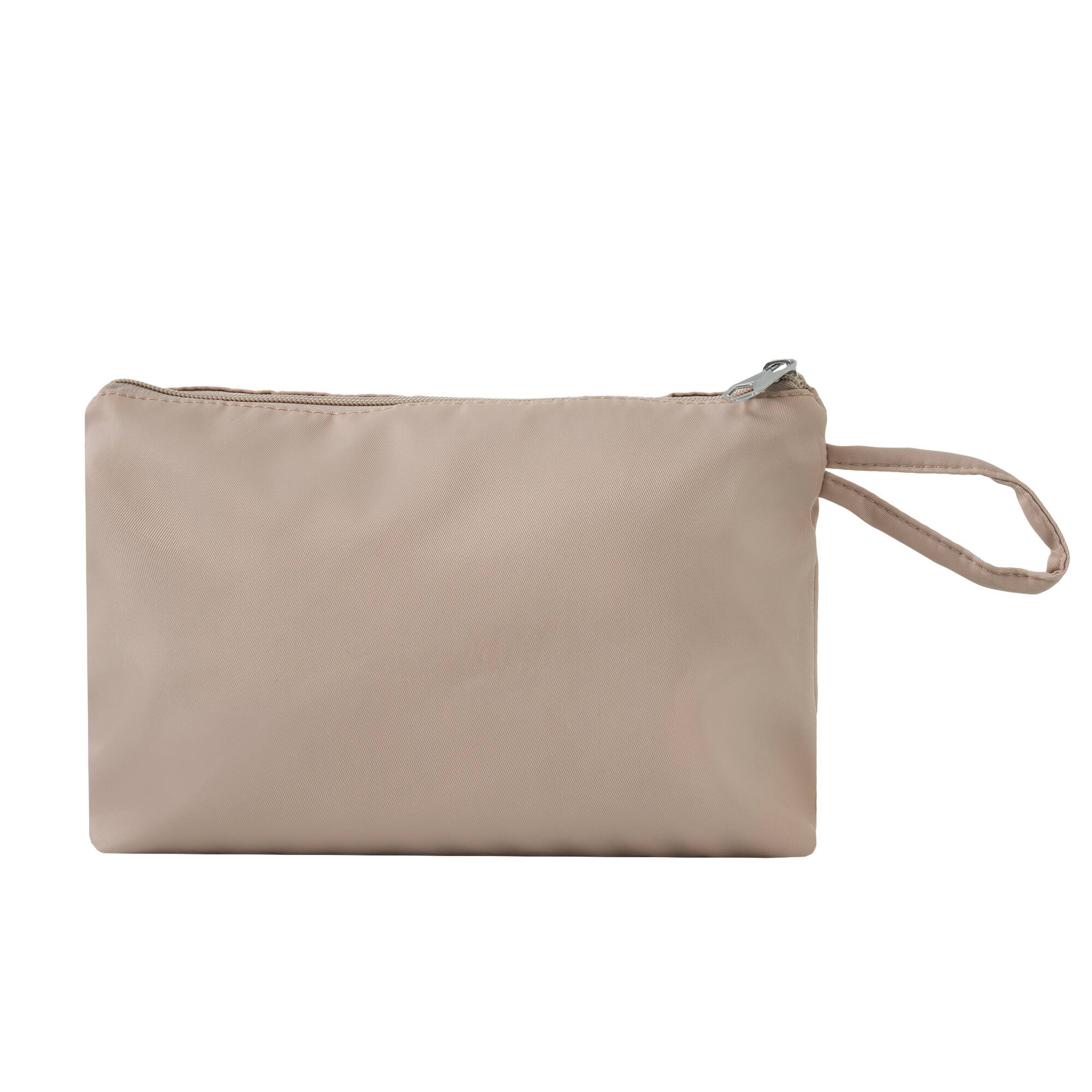 Alt View 8. Ecooso - 3-Piece 20" Carry-On Travel Set, Airline Compatible 22x14x9, ABS Suitcase with Wheels, Duffel & Toiletry Bag - khaki.