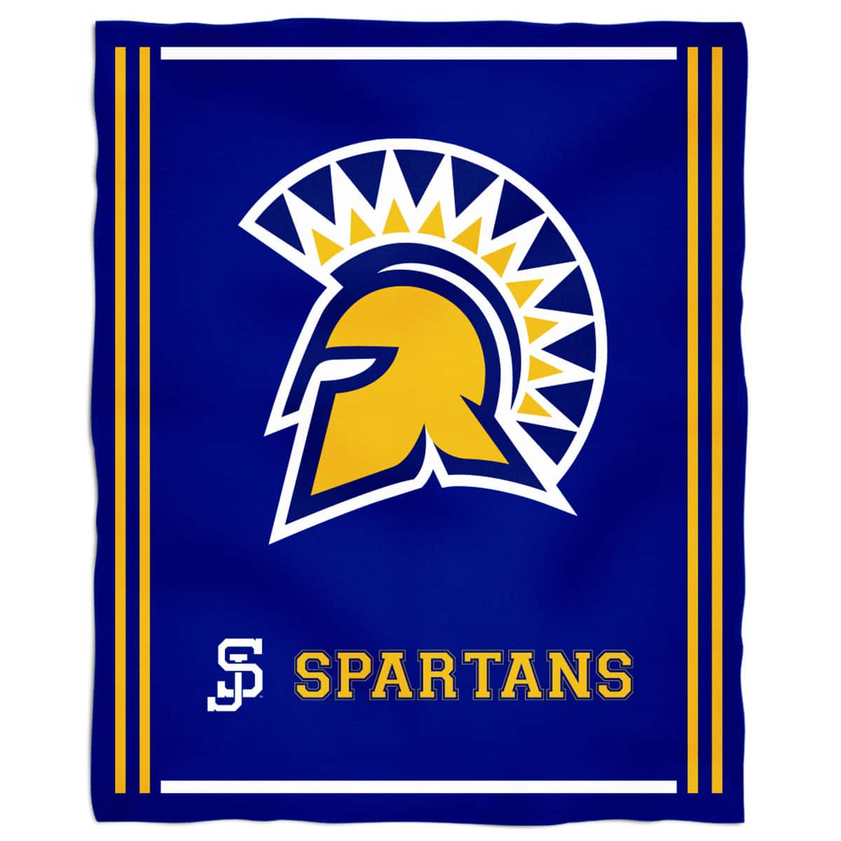 Vive La Fete - San Jose State Spartans 36'' x 48'' Children's Mascot Plush Blanket - Multicolor
