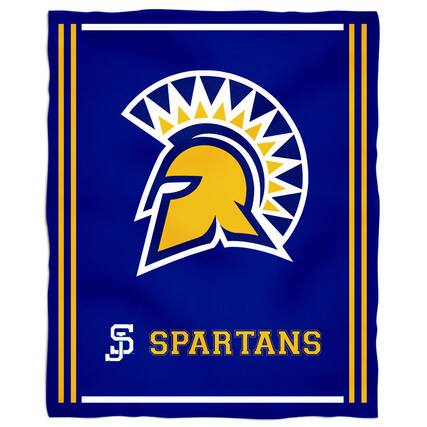 Front. Vive La Fete - San Jose State Spartans 36'' x 48'' Children's Mascot Plush Blanket - Multicolor.