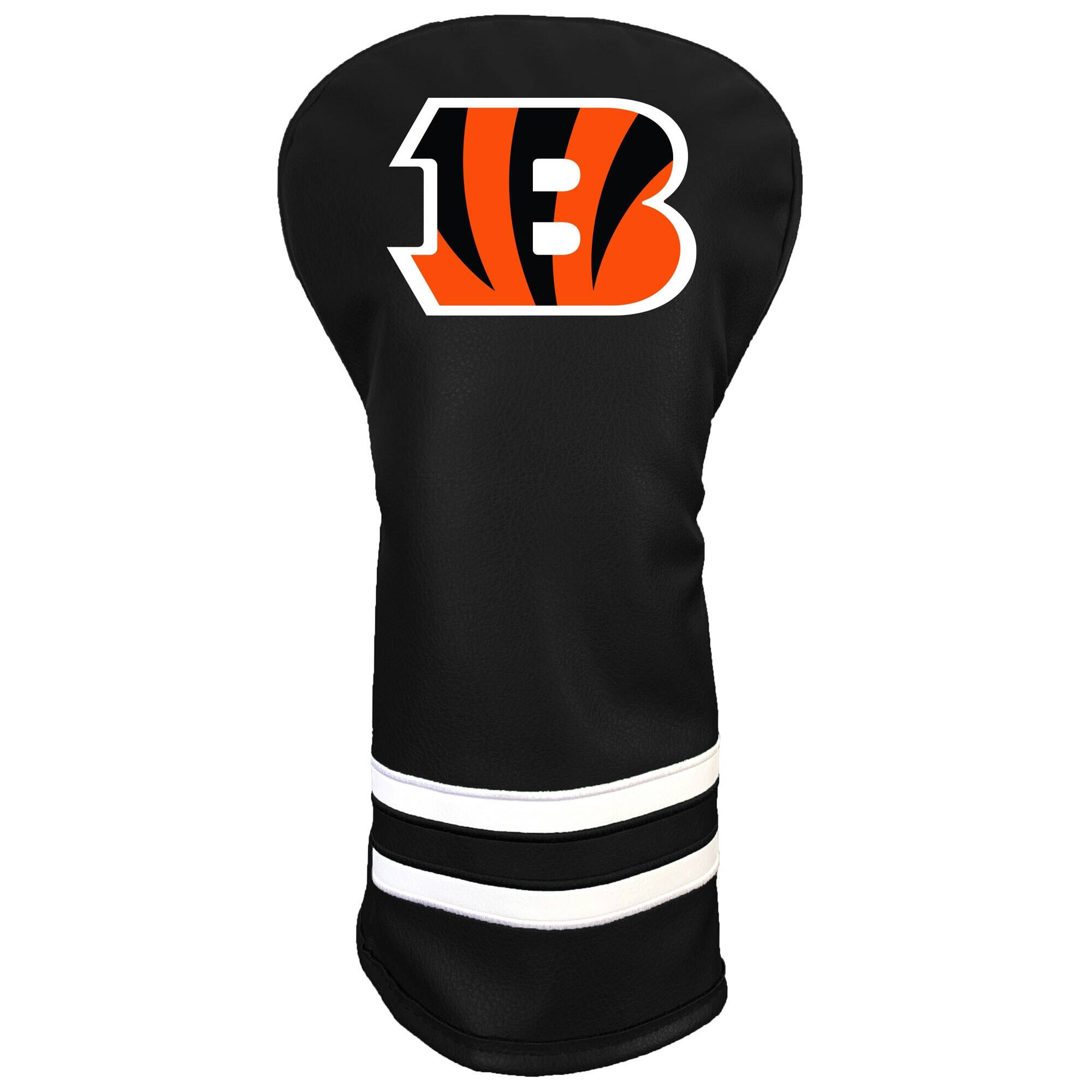Front. Team Golf - Cincinnati Bengals Retro Driver Headcover - Multicolor.