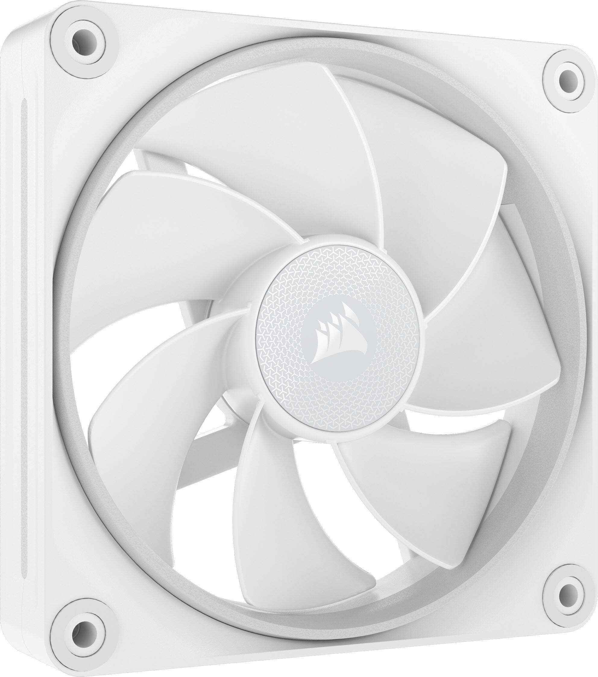 Alt View 20. CORSAIR - iCUE LINK LX120-R RGB 120mm PWM Reverse Blade Computer Case Expansion Fan - White.