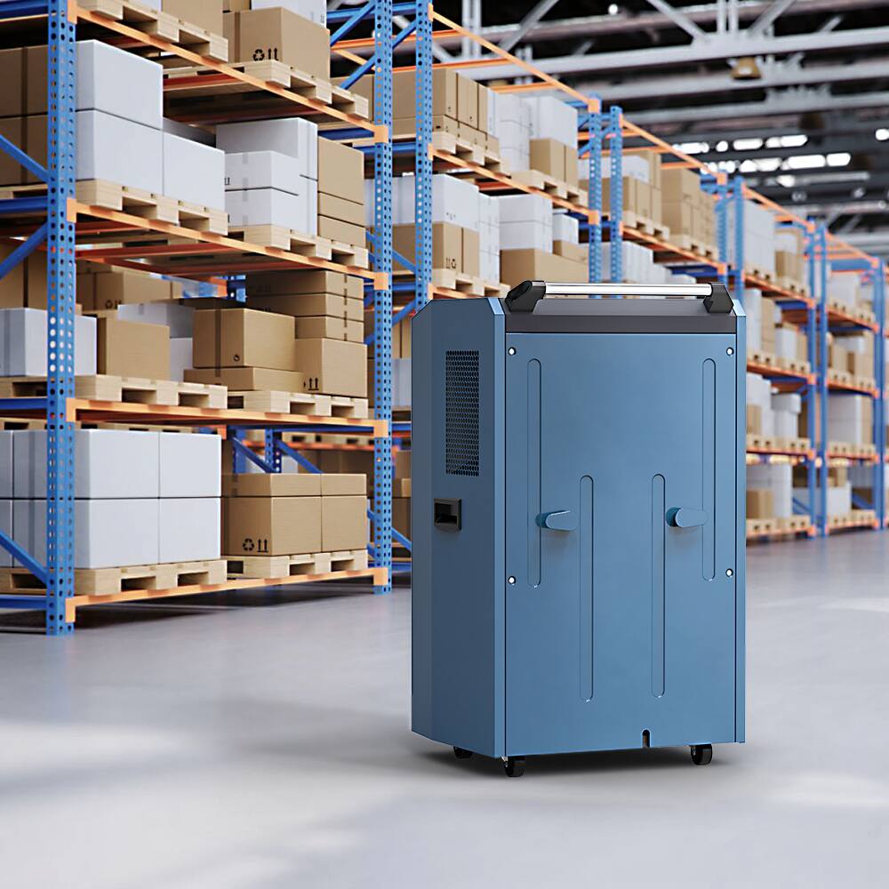 Alt View 4. Moiswell - 305 Pints 9,500 Sq. Ft. Commercial Dehumidifier with Drain Hose Auto Drain Defrost for Basement Warehouse.