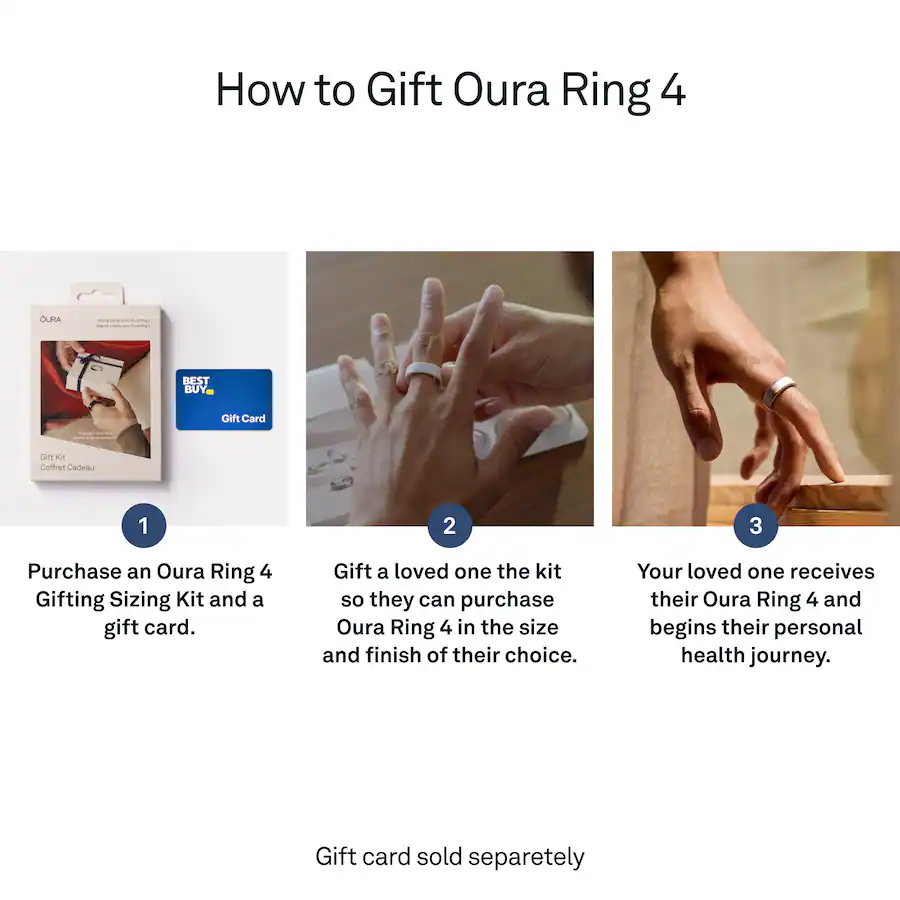 Oura Ring Gifting Sizing Kit Unique Sizing Give the gift of
