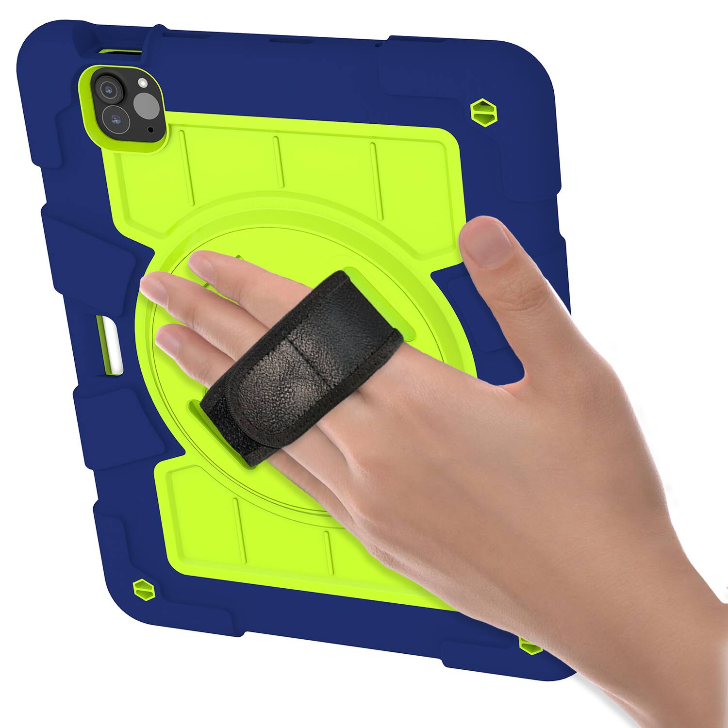 Alt View 4. Dteck - Heavy Duty Rugged Case for Apple iPad Air (M4) 11" 2026&2025&2024,Shockproof Kickstand Cover with Shoulder Strap - H.