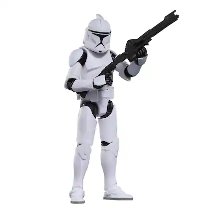 Front. Hasbro - Star Wars Vintage Collection 3.75 Inch Action Figure | Phase 1 Clone Trooper - Multi-Colored.