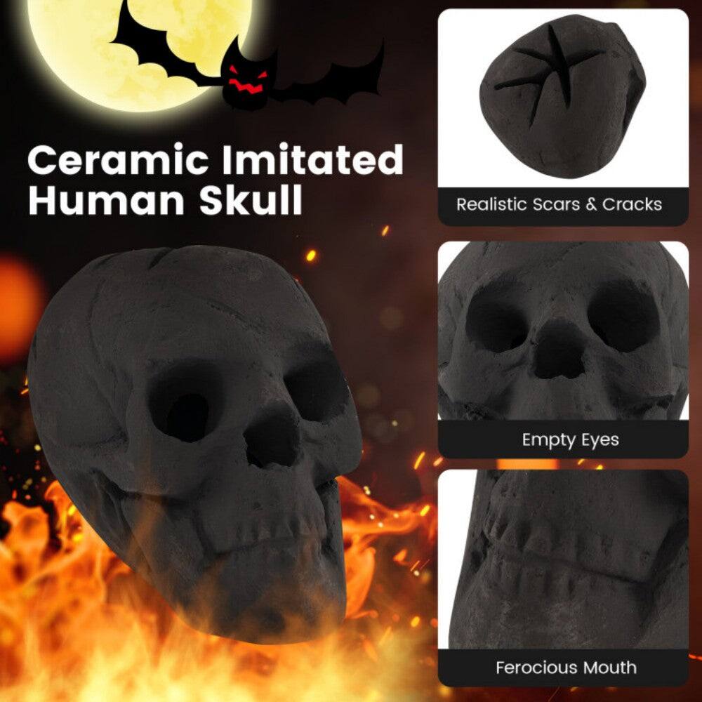 Ceramic Imitated Human Skull

- Realistic Scars & Cracks
- Empty Eyes
- Ferocious Mouth