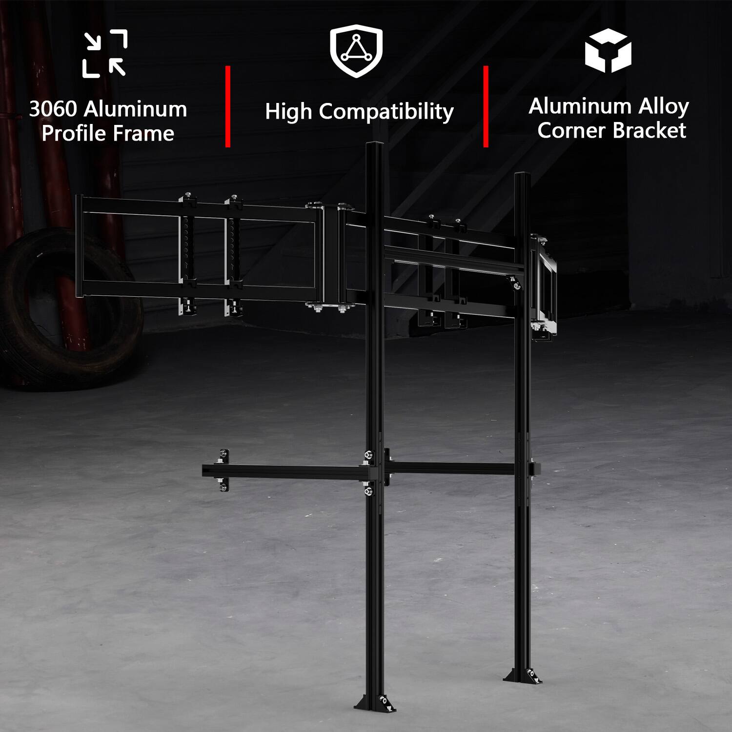 3060 Aluminum Profile Frame  
High Compatibility  
Aluminum Alloy Corner Bracket