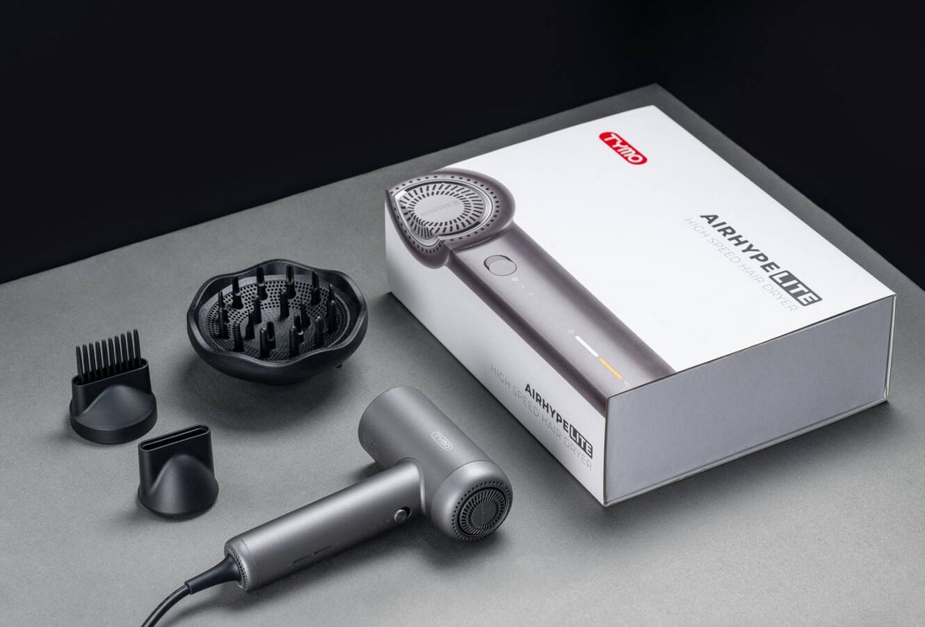 TYMO HIGH AIRHYPE SPEED HAIR DRYER LITE - HIGH SPEED HAIR DRYER