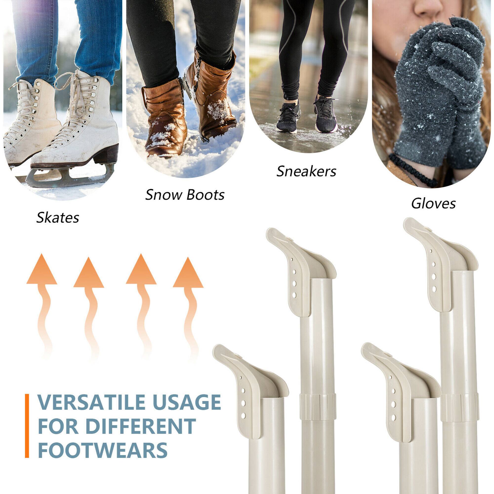 Costway 4Shoes Electric Shoe & Boot Dryer W/ Timer Heat Blower for