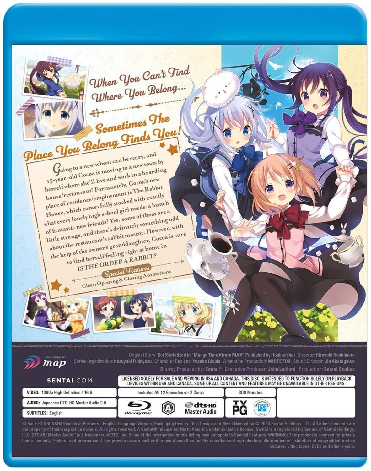 Alt View 1. Is The Order A Rabbit?! Season 1 Collection   - BLU-RAY.