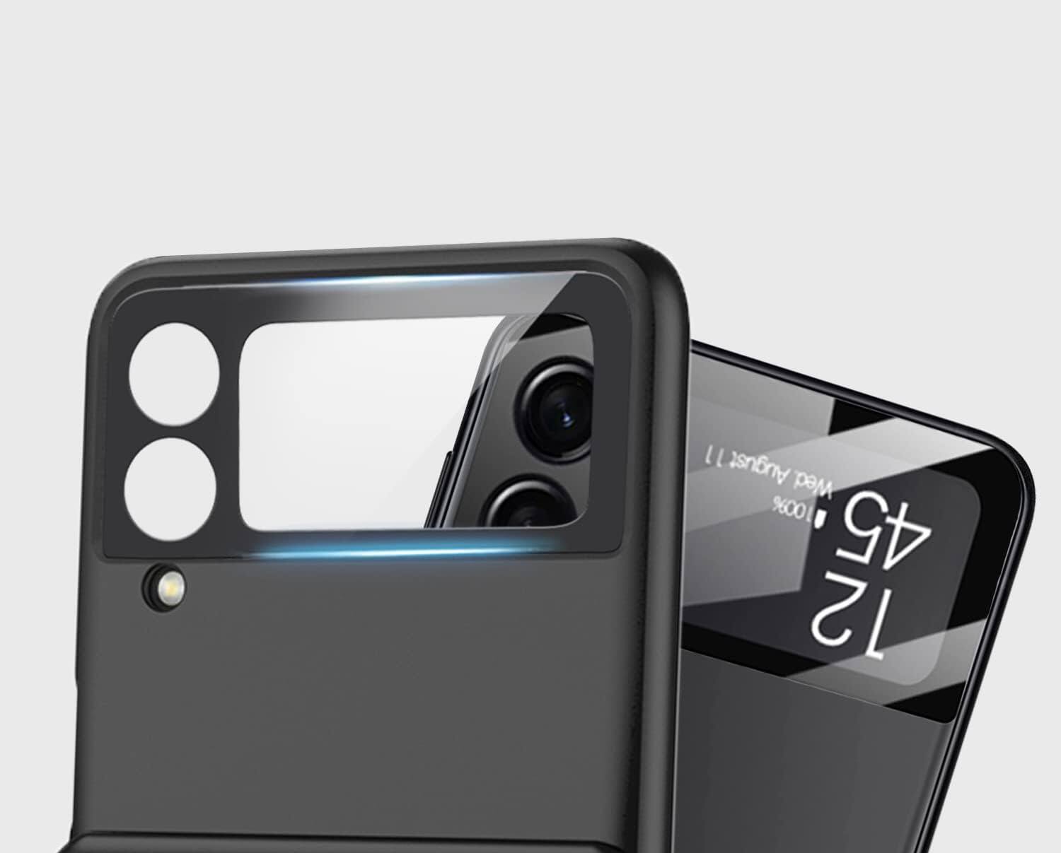 Alt View 14. SaharaCase - Full Body Case for Samsung Galaxy Z Flip4 - Black.