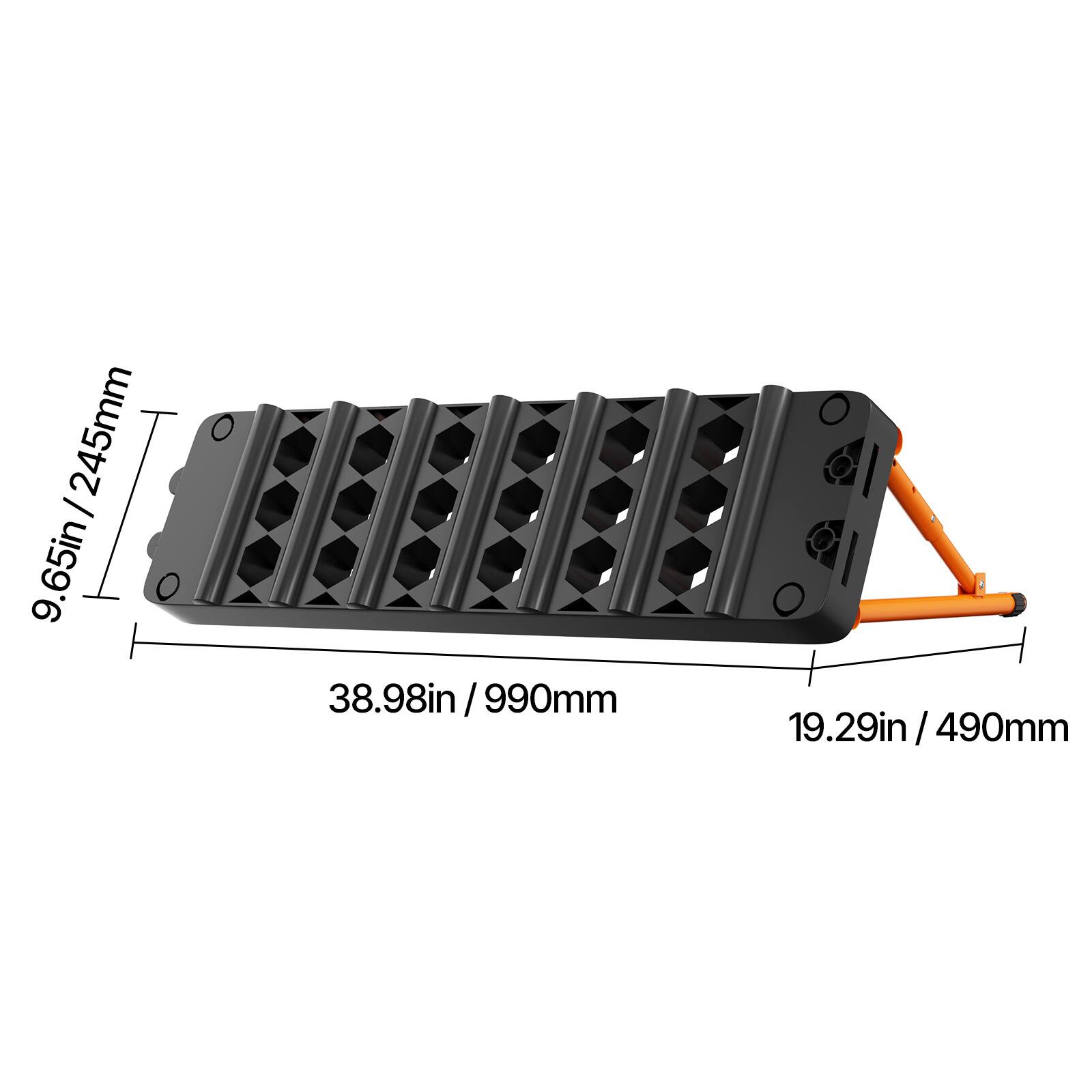9.65in / 245mm  
38.98in / 990mm  
19.29in / 490mm