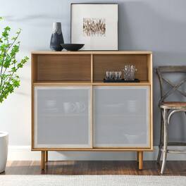 Kurtis 47" Display Cabinet by Modway - Oak