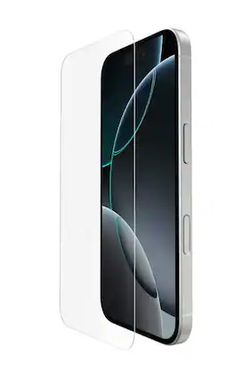 Front. Belkin - ScreenForce UltraGlass 2 Screen Protector for Apple iPhone 17 Pro - Clear.