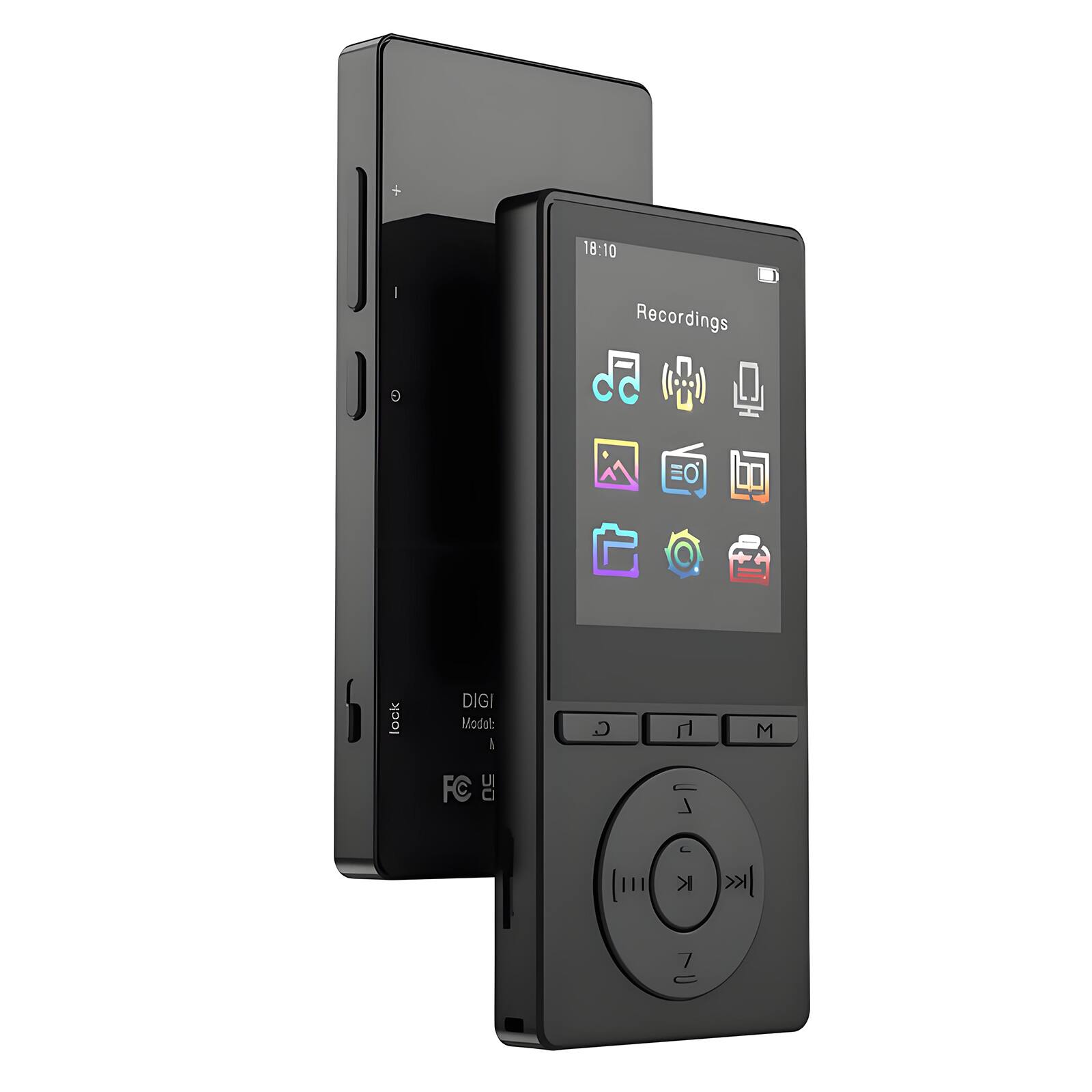 18:10 Recordings lock DIGI Model: I C. M FC C U L L K K< 7