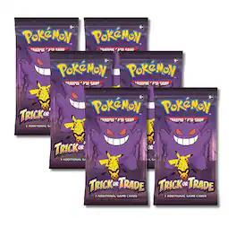 Pokémon - Pokemon 2023 Trick or Trade Gengar & Pikachu | 6 Mini Booster Packs