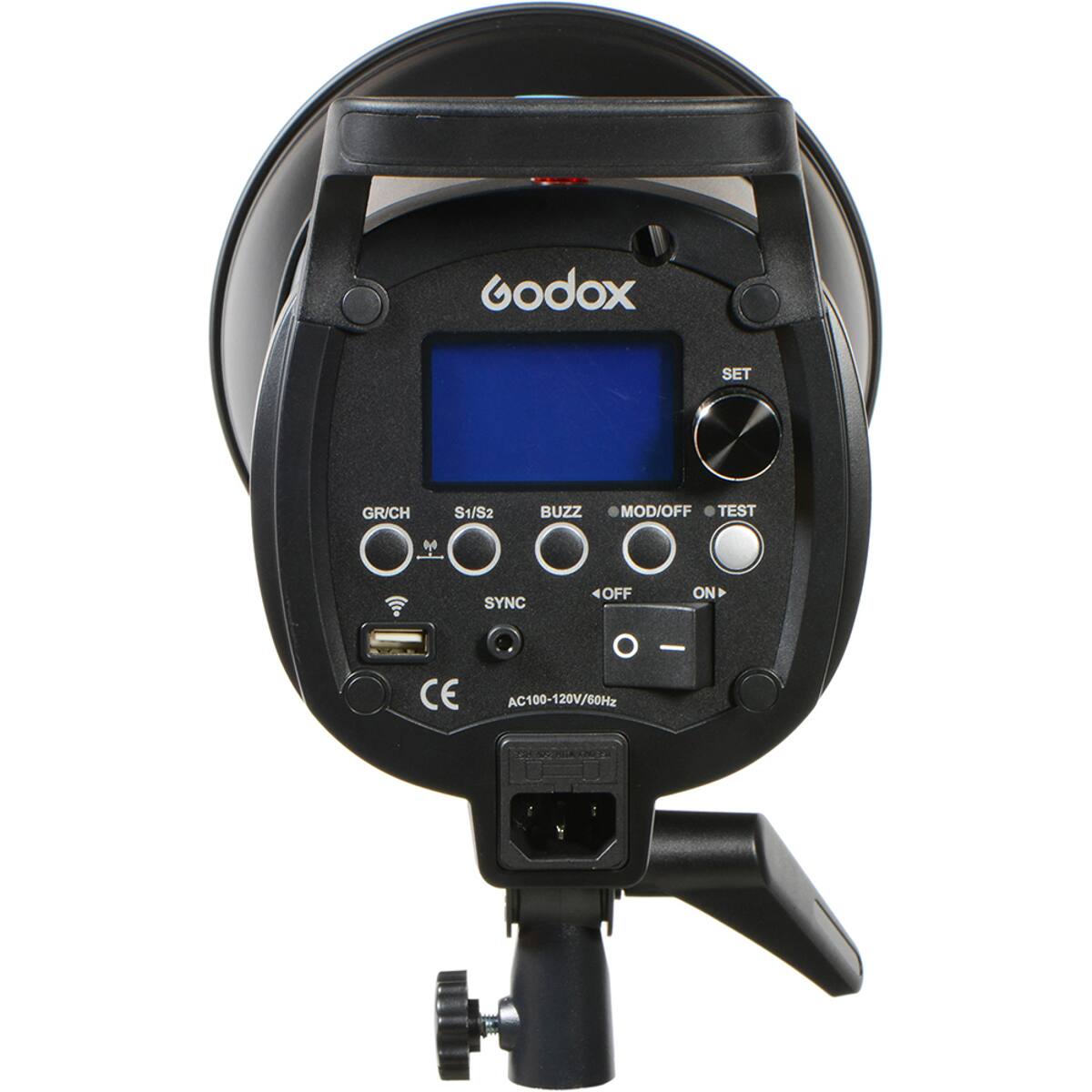 Godox SET GR/CH S1/S2 BUZZ MOD/OFF TEST by SYNC OFF ON - CE AC100-120V/60Hz