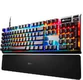 SteelSeries - Apex Pro Gen 3 Full Size Wired Mechanical OmniPoint Adjustable Gaming Keyboard with Rapid Tap - Black