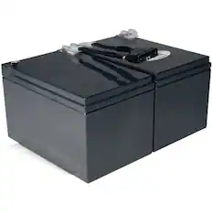 Front. Tripp Lite - Eaton Tripp Lite Series UPS Replacement Battery Cartridge for select APC UPS, 16.9 lbs (7.6 kgs) - Maintenance-free Lead - Black.