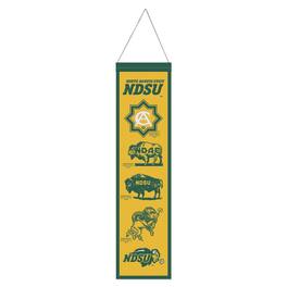 WinCraft - NDSU Bison 8" x 32" Wool Evolution Banner - Multicolor