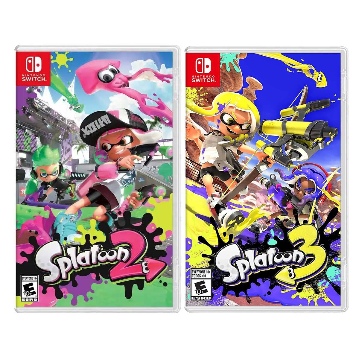 Splatoon 2 and Splatoon 3 Bundle - Nintendo Switch - Nintendo Switch