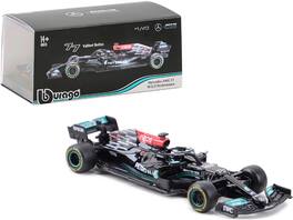 Bburago - Mercedes-AMG F1 W12 E Performance #77 Valtteri Bottas "Petronas Formula One Team" Formula One F1 (2021) 1/43 - Black