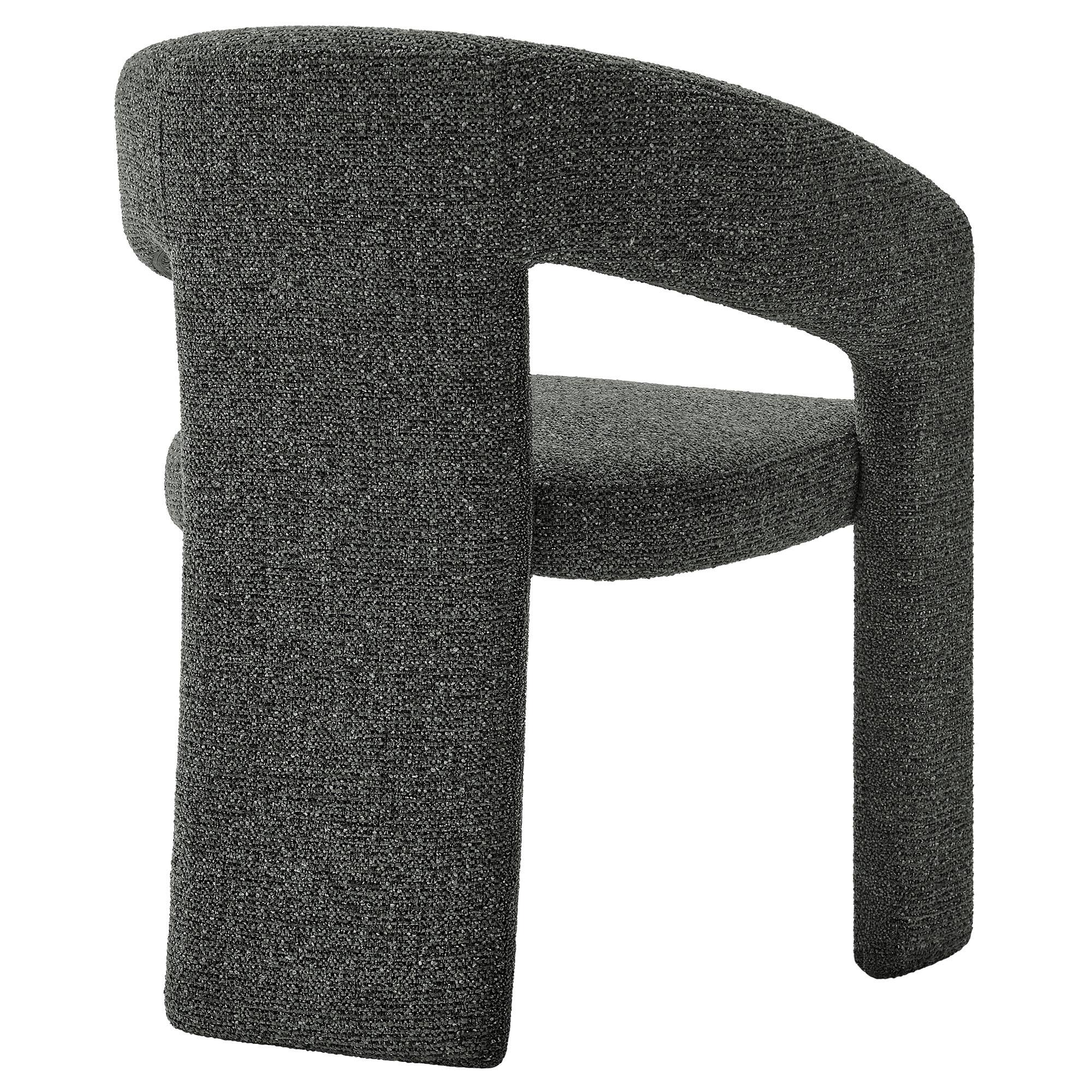Alt View 2. Modway - Oslo Barrel Fabric Upholstered Dining Accent Chair by Modway - Gray.