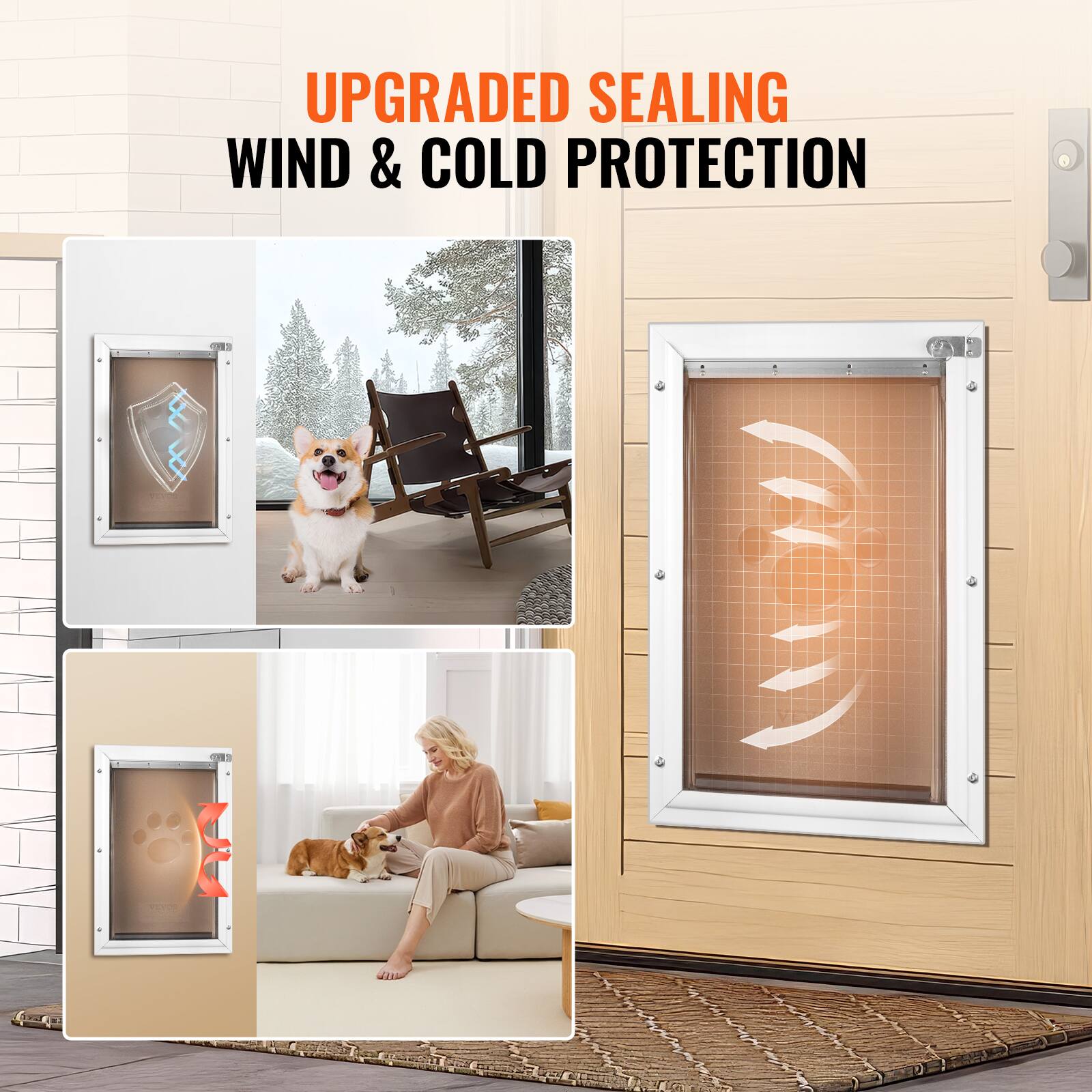 UPGRADED SEALING  
WIND & COLD PROTECTION