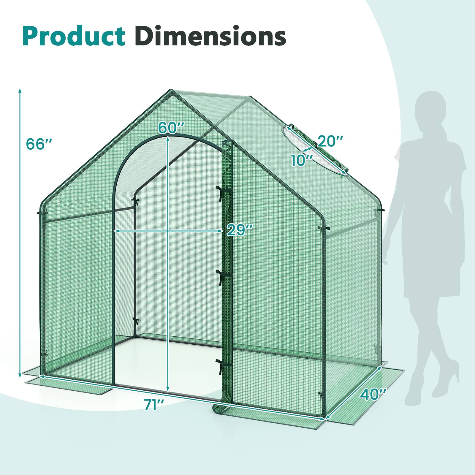 Product Dimensions: 66" x 60" x 20" x 10" x 29" x 71" x 40"