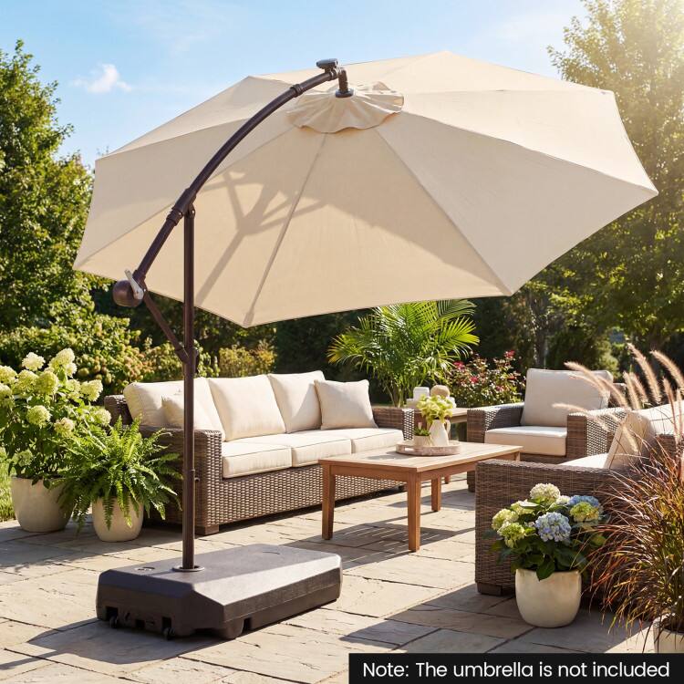 Note: The umbrella is not included