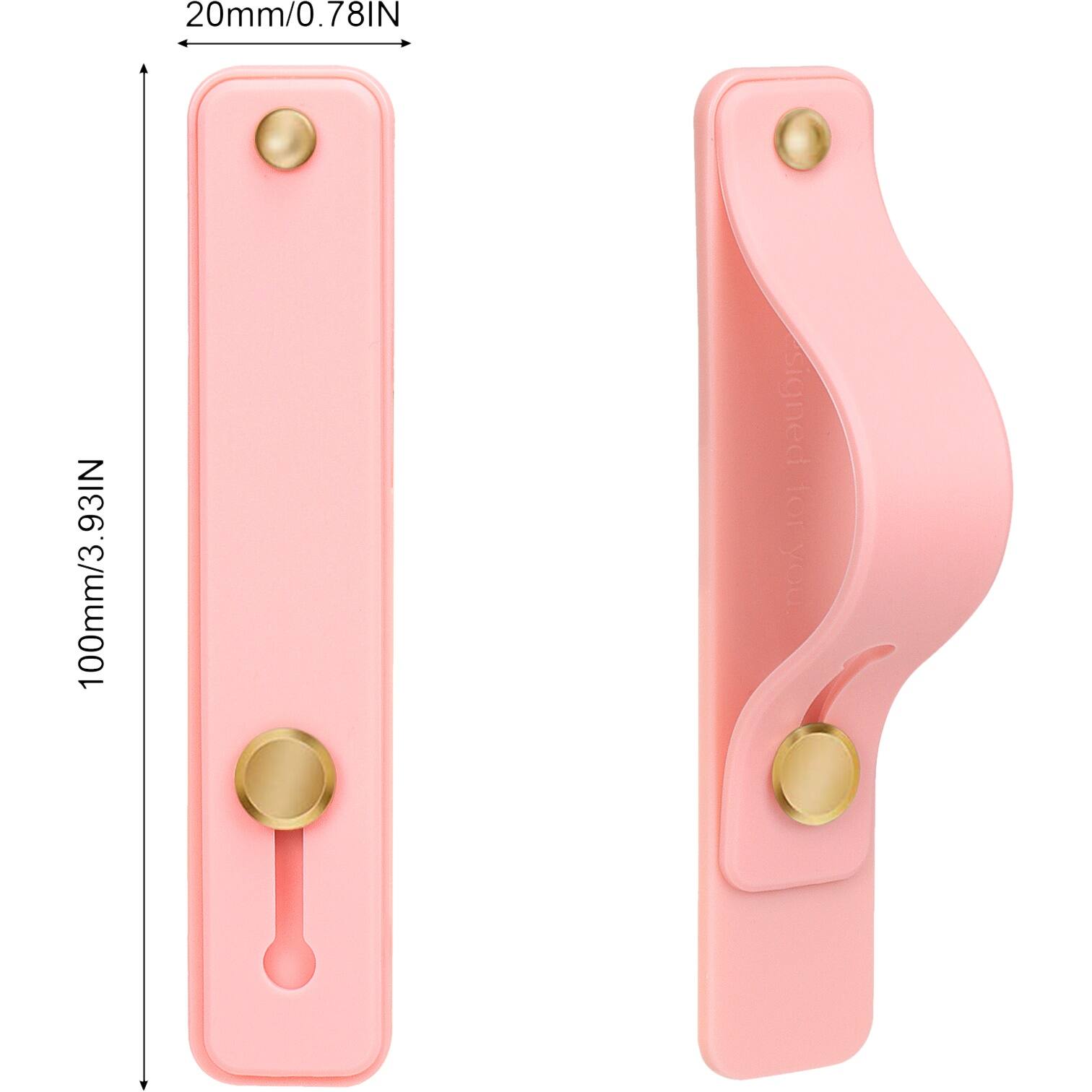 Alt View 11. SaharaCase - FingerGrip Cell Phone Holder Strap for Most Cell Phones - Pink.