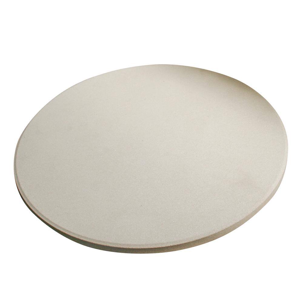 Angle. AmeriHome - 3 Piece Professional Style Home Pizza Stone Oven Set - Gray/Silver.