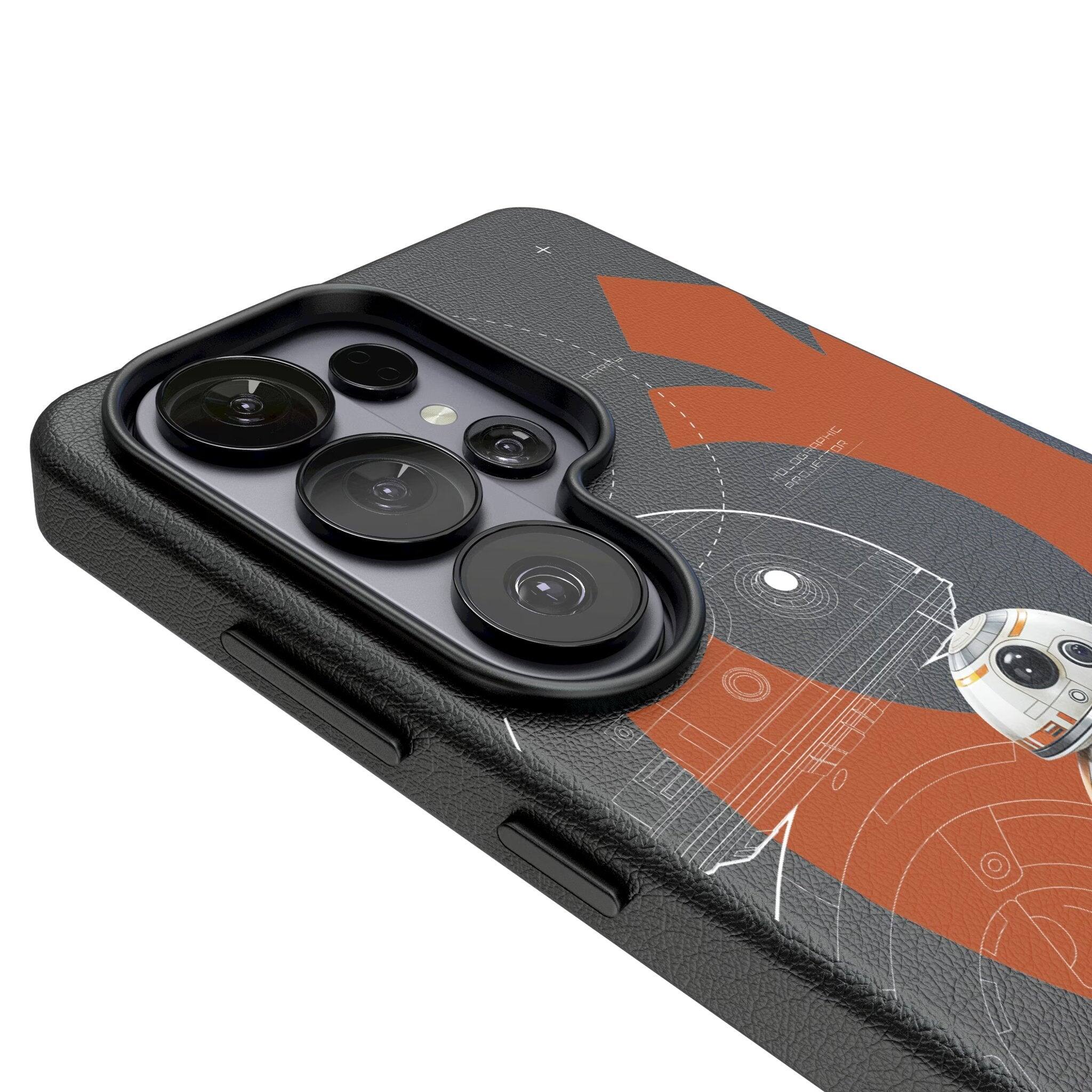 Left. Keyscaper - Star Wars: The Force Awakens FactionTech MagSafe Compatible Phone Case - Samsung Galaxy S26 - BB-8.