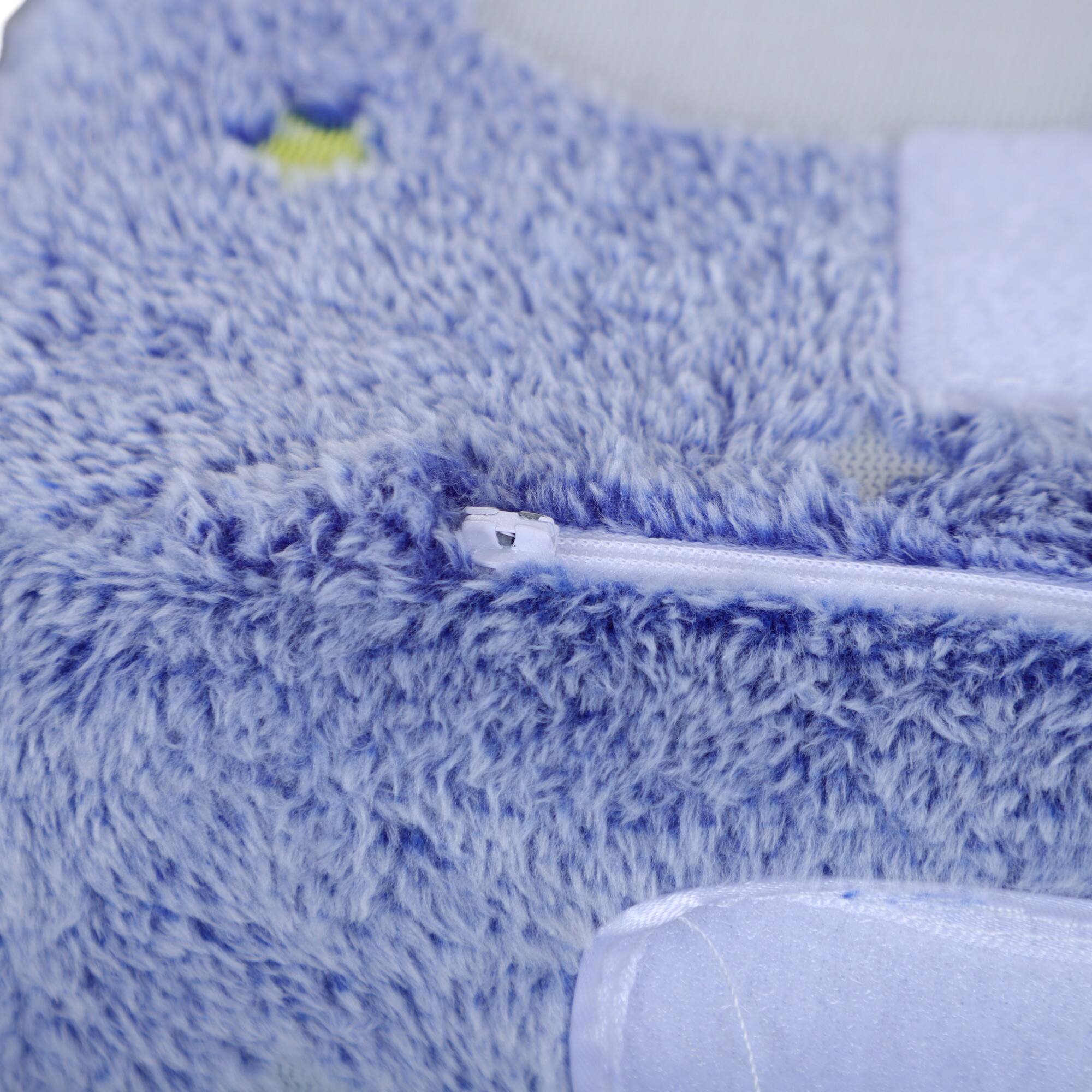 Alt View 4. Qaba - 2-in-1 Kids Sofa Chair, Toddler Couch, Glow-in-the-Dark Cosmic Pattern, Washable Cover, Fold-Out Convertible to Lounger - Blue.