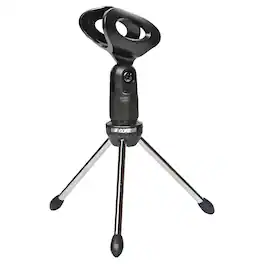 5 CORE - Mic Stand Adjustable Desk Microphone Stands Tripod Portable Table Pedestal Para Microfono