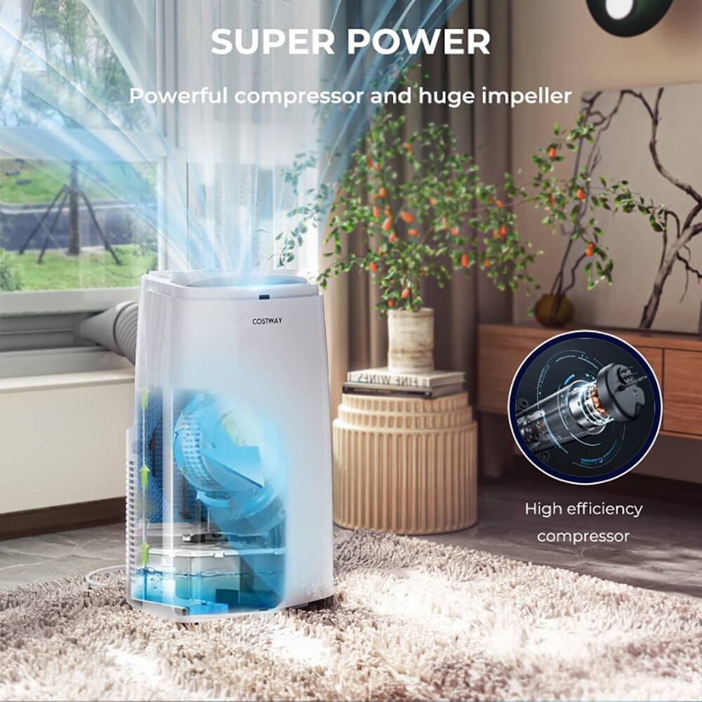 SUPER POWER  
Powerful compressor and huge impeller  

COSTWAY WINES FINE  
High efficiency compressor