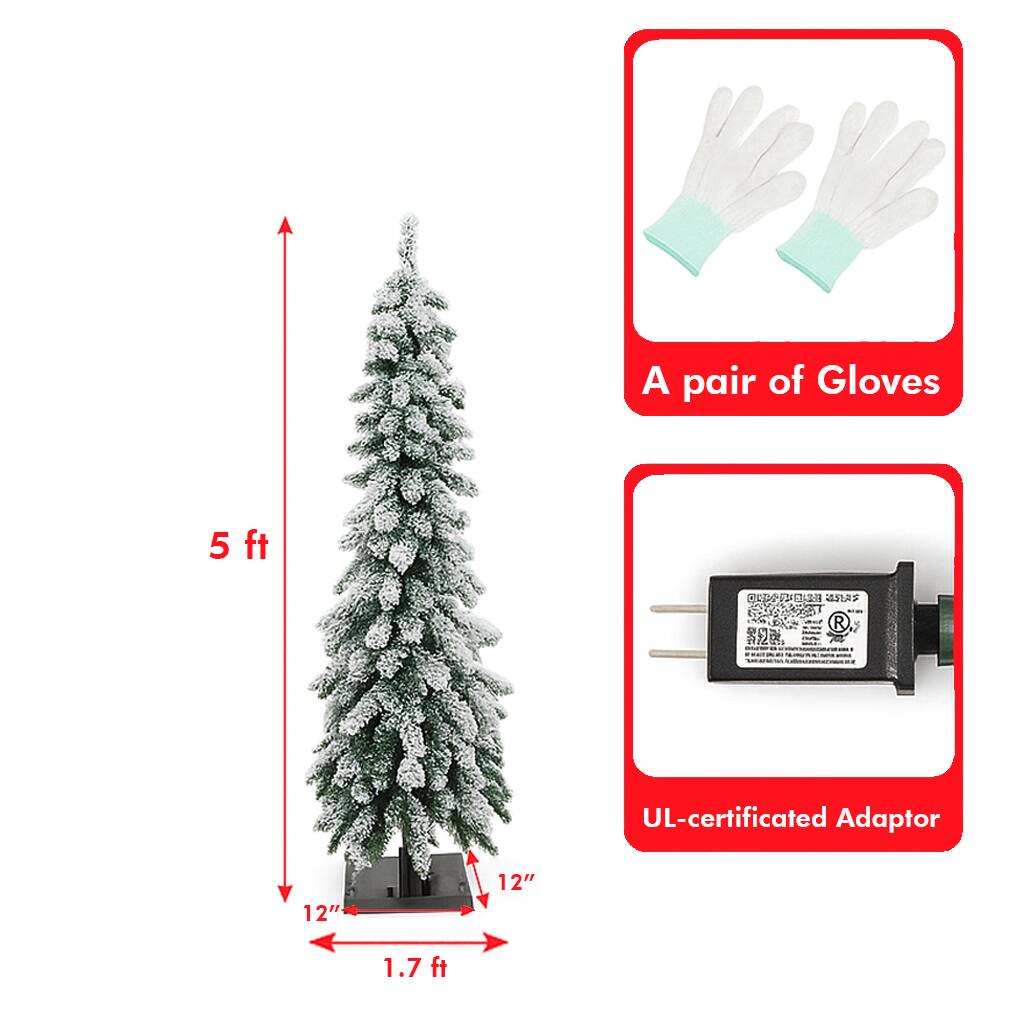 A pair of Gloves  
5 ft  
UL-certificated Adaptor  
12"  
12"  
1.7 ft