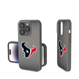 Keyscaper - NFL - Houston Texans - Linen Logo iPhone Soft Touch Case - 14 - Gray