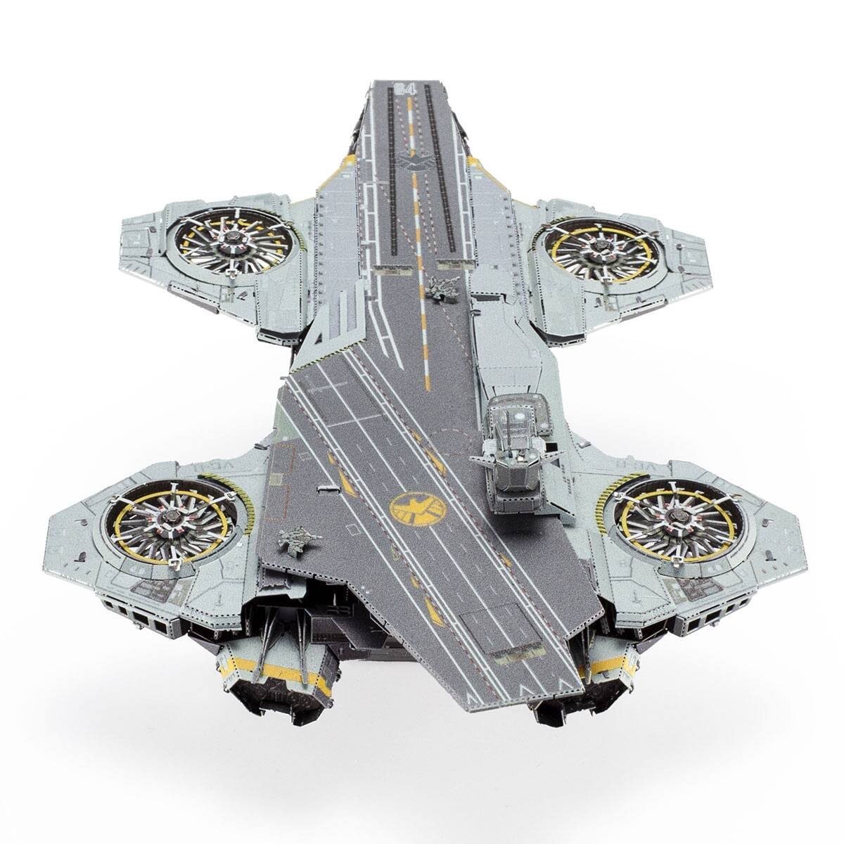 Alt View 3. Metal Earth - Metal Earth Premium Series Hellcarrier 3D Metal Model Kit Fascinations - Silver.